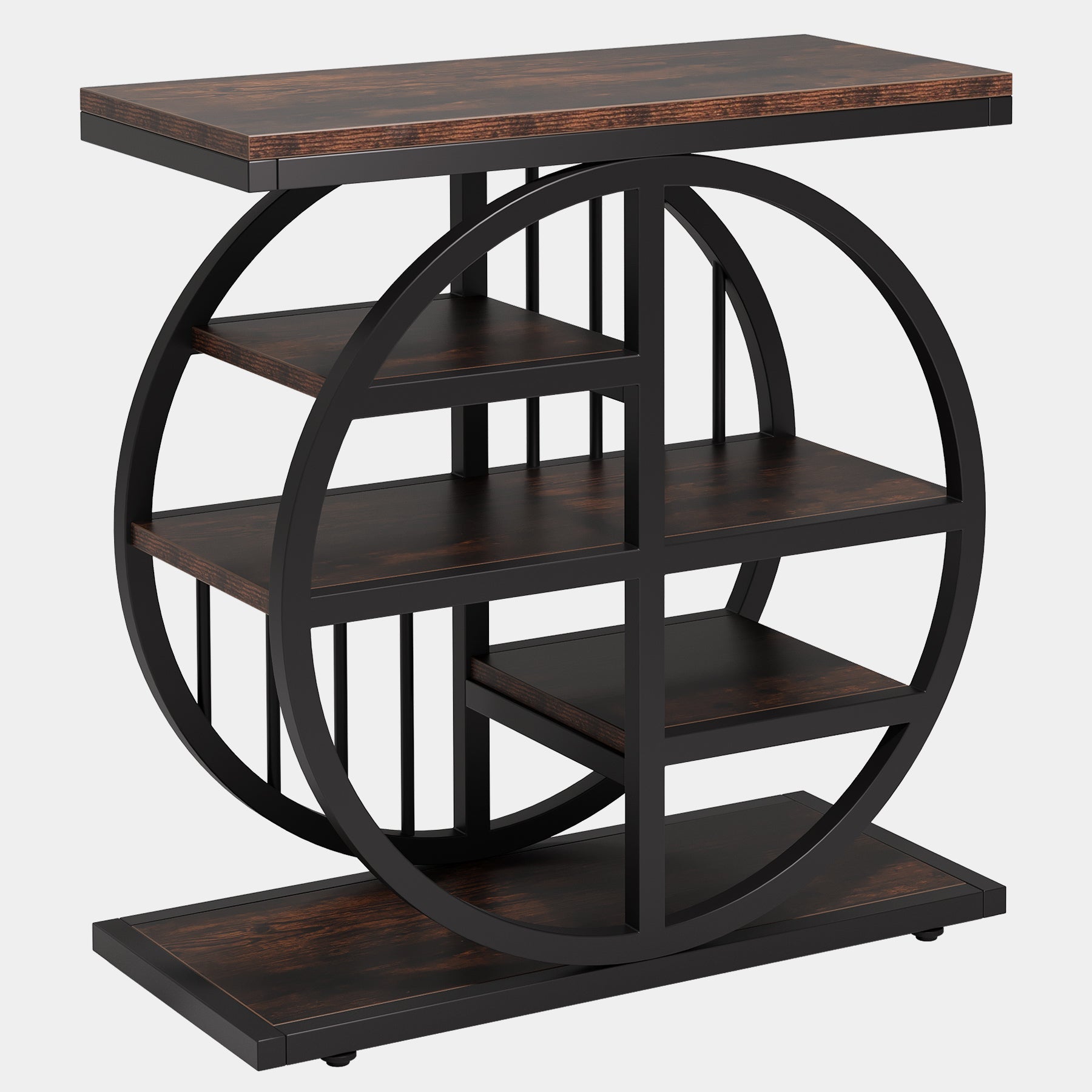 5-tier End Table, Side Table Accent Table With 5 Shelves