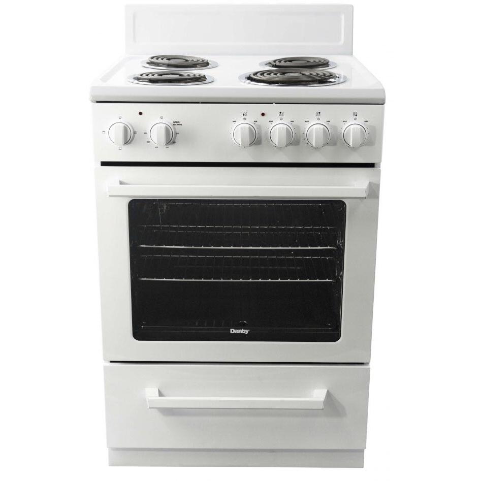 Danby 24-inch Freestanding Electric Range with Even Baking DERM240WC