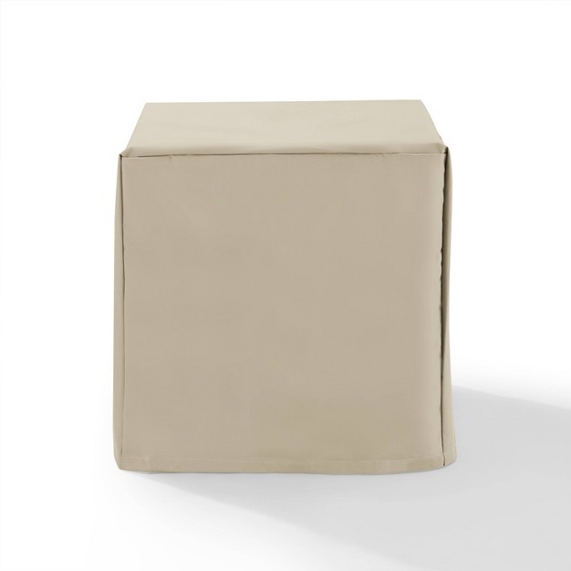 Outdoor End Table Furniture Cover Tan Crosley