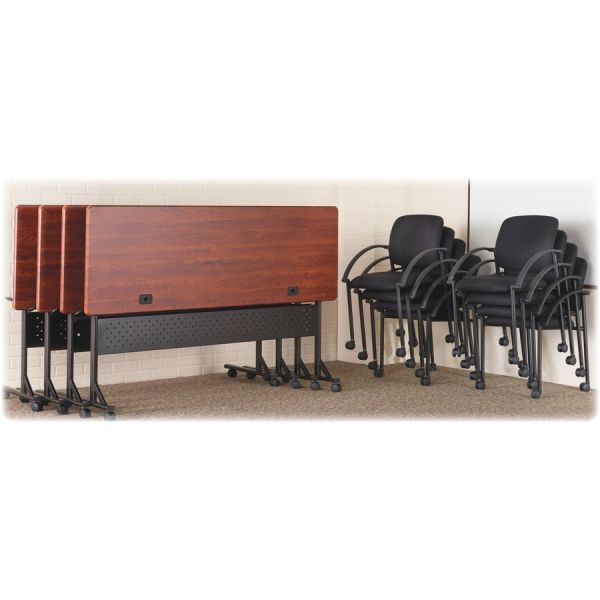 Lorell Stacking Guest Chairs with Arms