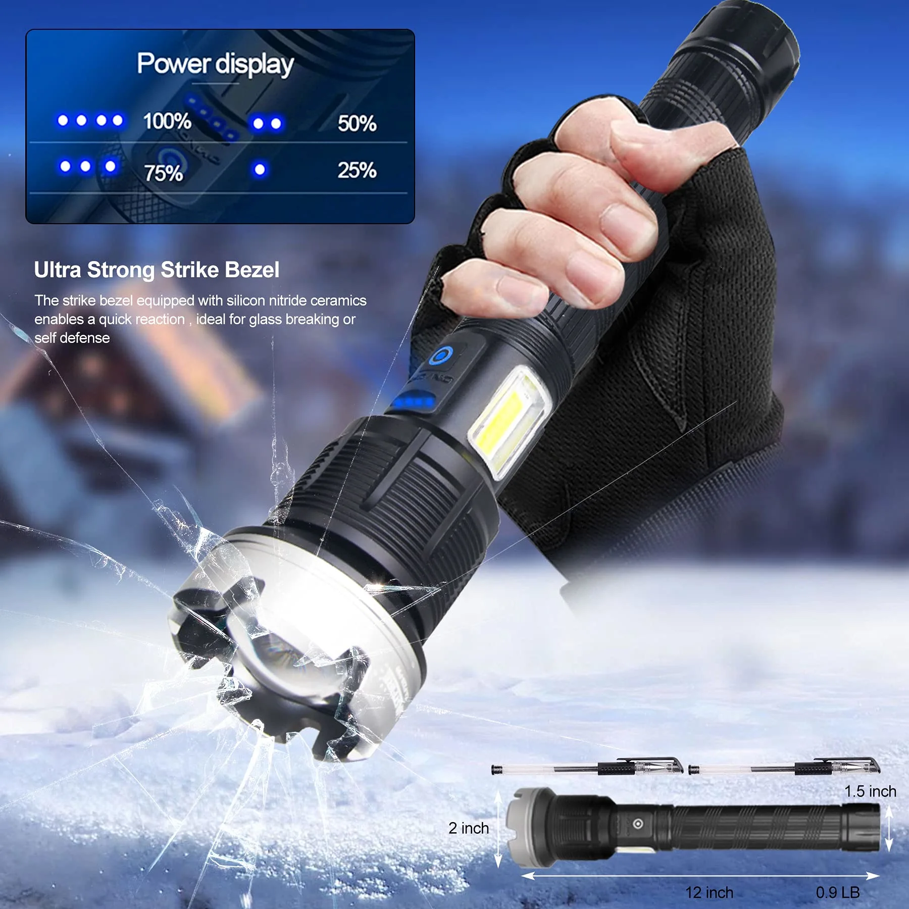 🔥  Promotion- SAVE 48%🔥🔥LED Rechargeable Tactical Laser Flash