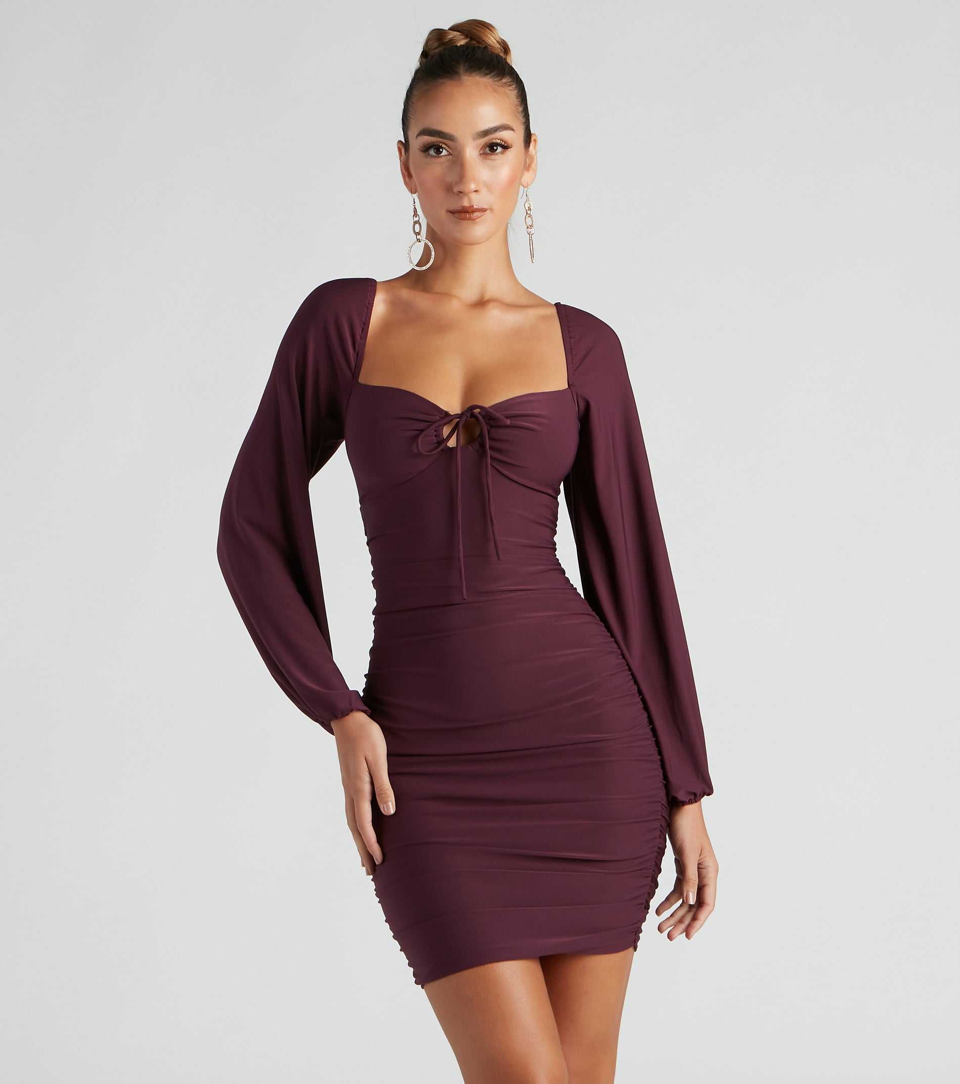 Such A Sweetheart Mini Ruched Dress