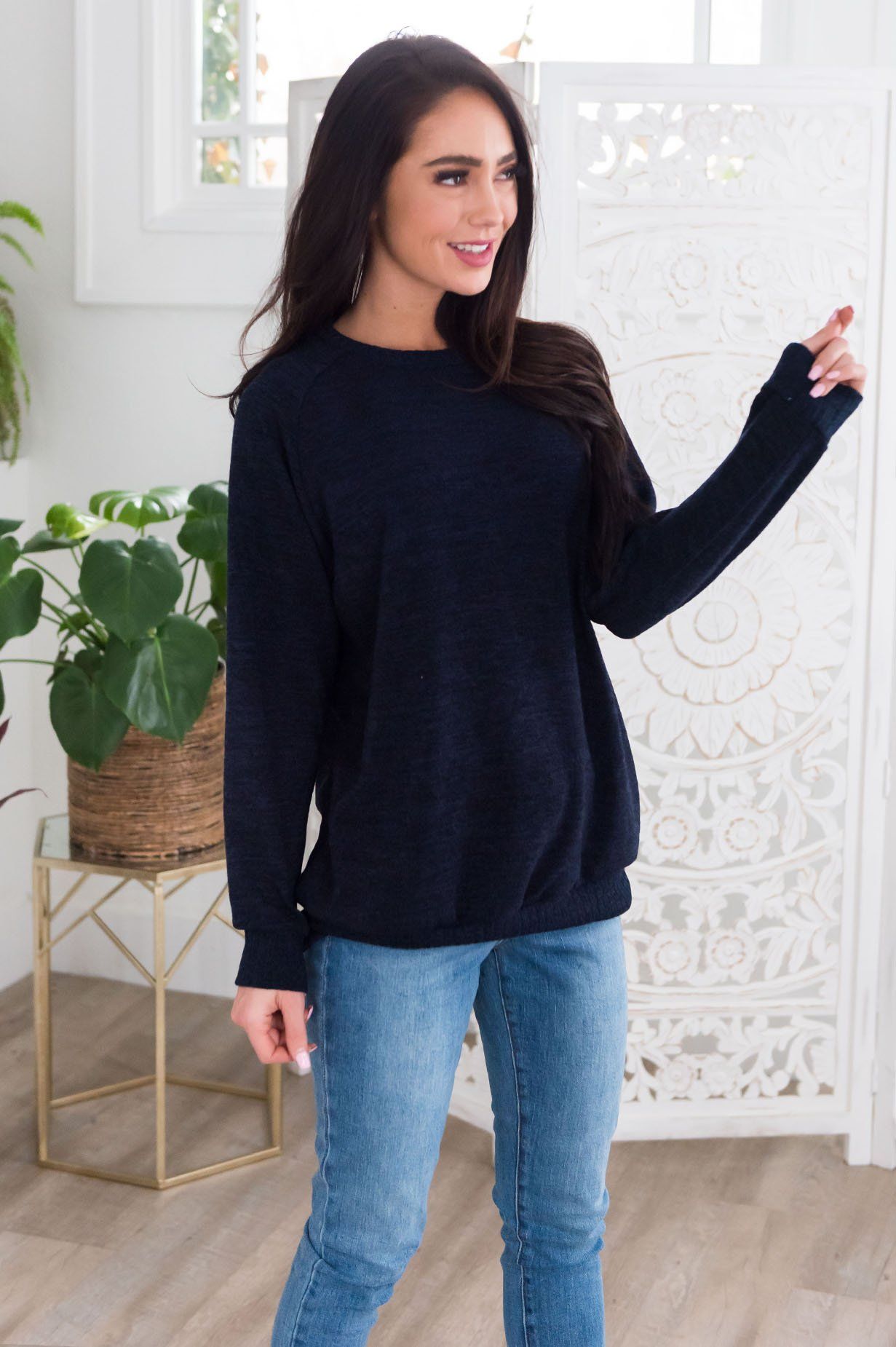 Spring Forward Modest Sweater