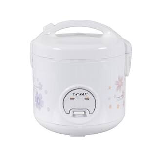 Tayama 20-Cup White Rice Cooker with Steamer and Non-Stick Inner Pot TRC-10RS