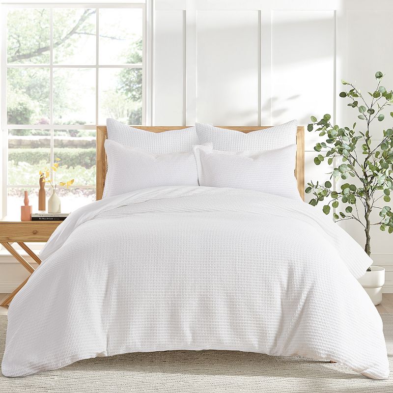 Levtex Home Cloud Waffle Taupe Duvet Set