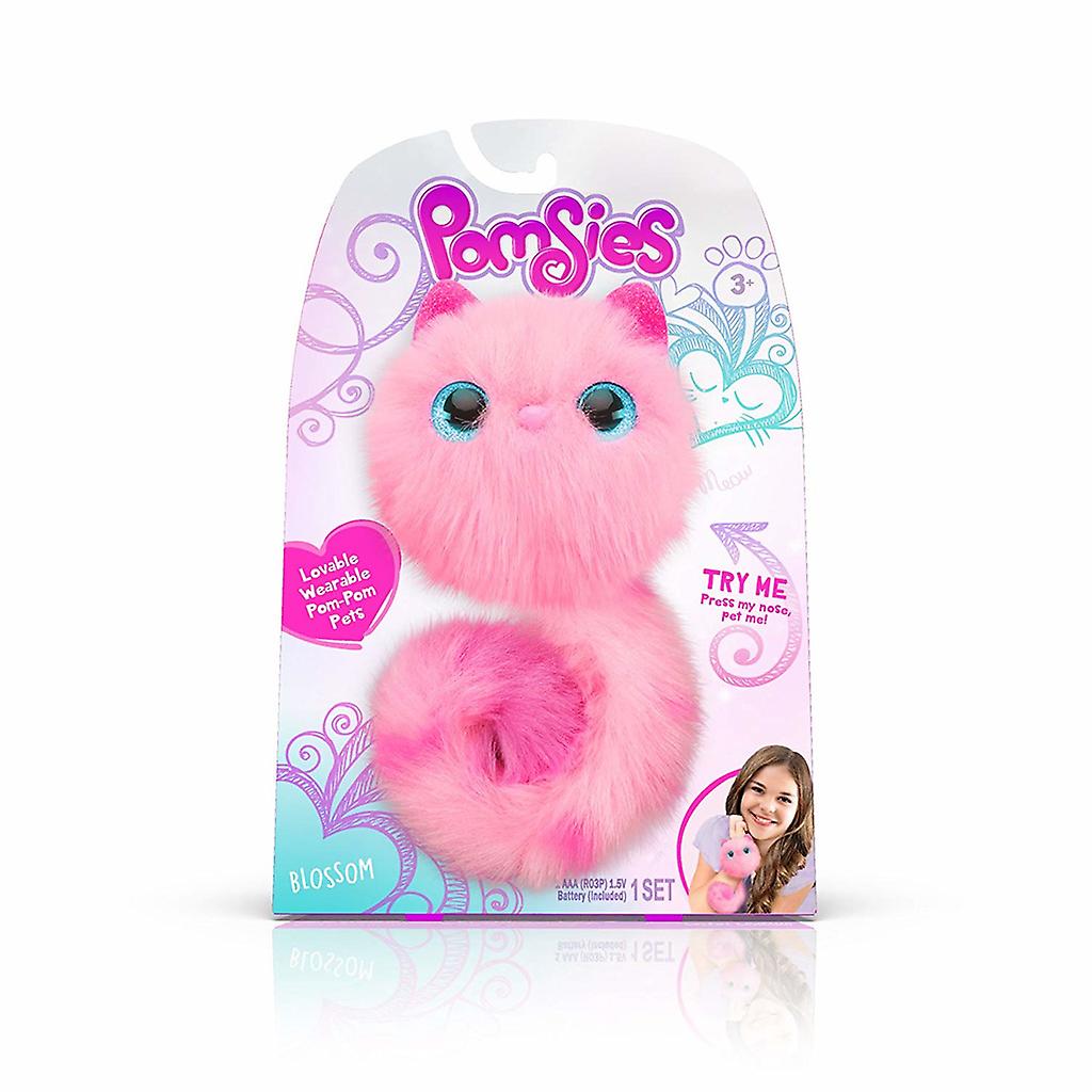 Pomsies Blossom Plush Pom Pom goseanimal plush SoftICE Interactive Toys