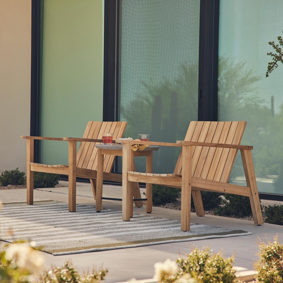 Neighbor Teak Adirondack Low Chair