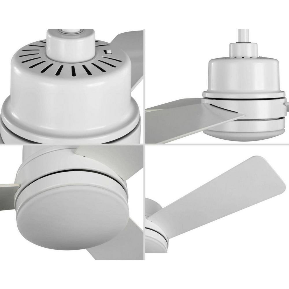 Progress Lighting Trevina II 44 in. Integrated LED White Ceiling Fan with Light P2555-2830K