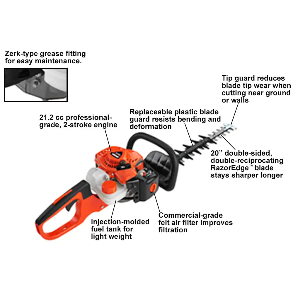 ECHO HC-2020 20 in. 21.2 cc Gas 2-Stroke Hedge Trimmer