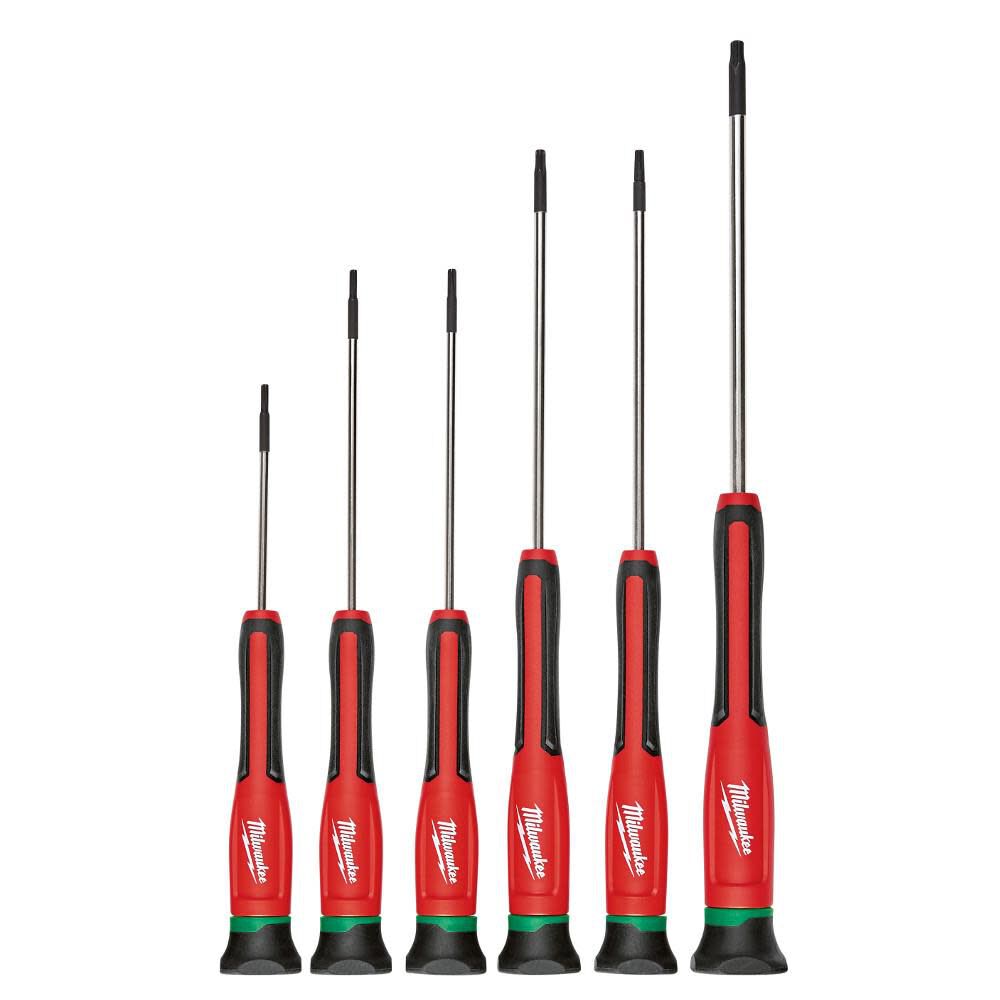 Milwaukee 6 pc. Torx Precision Screwdriver Set with Case 48-22-2610 from Milwaukee