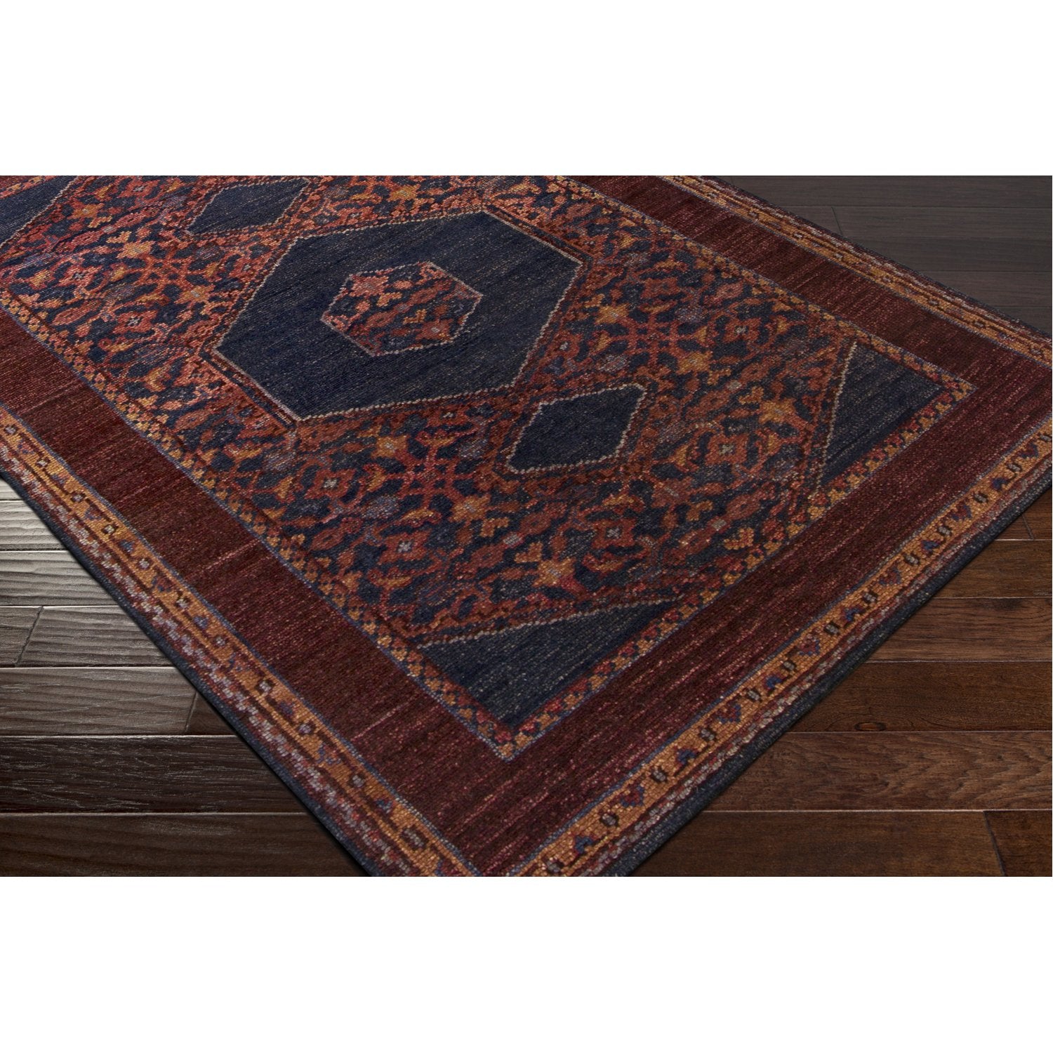 Haven Burgundy & Navy Rug