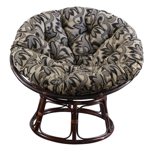 Bali 42-inch Papasan Chair with Tapestry Cushion