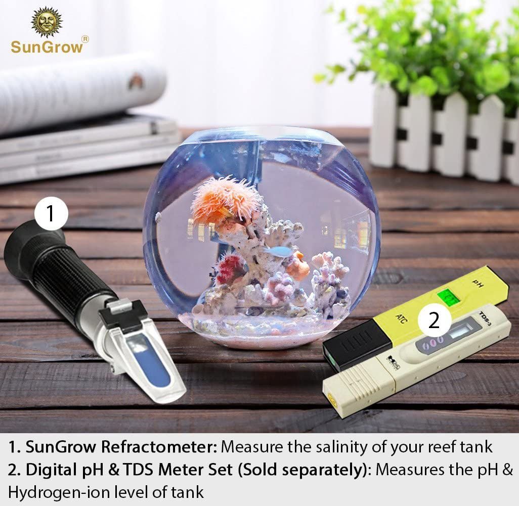 SunGrow Saltwater Refractometer Aquarium Accessory