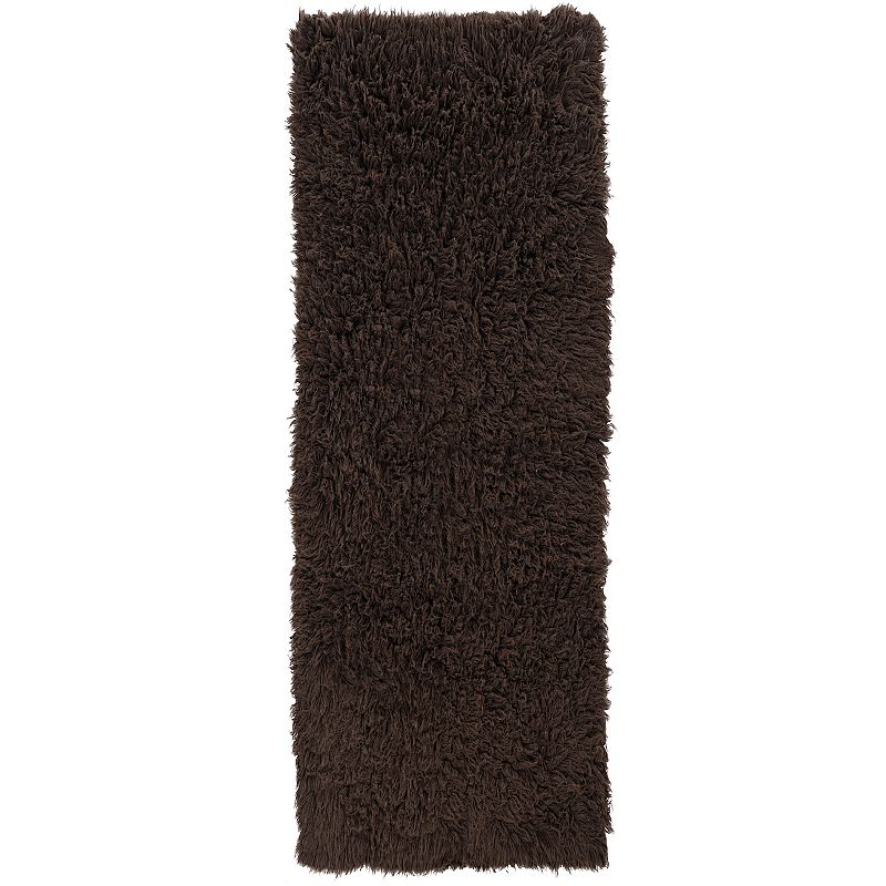 Linon New Flokati Wool Rug Runner - 2'4'' x 8'6''