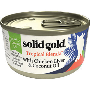 Solid Gold Tropical Blendz With Chicken Liver and Coconut Oil Canned Cat