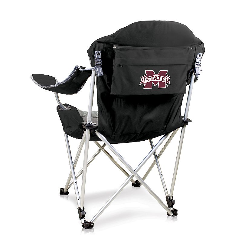 Picnic Time Mississippi State Bulldogs Reclining Camp Chair