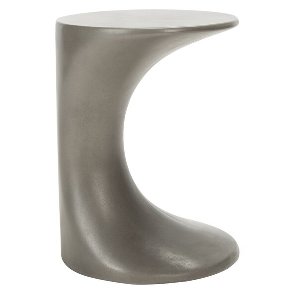 SAFAVIEH Outdoor Kavita Concrete Accent Table