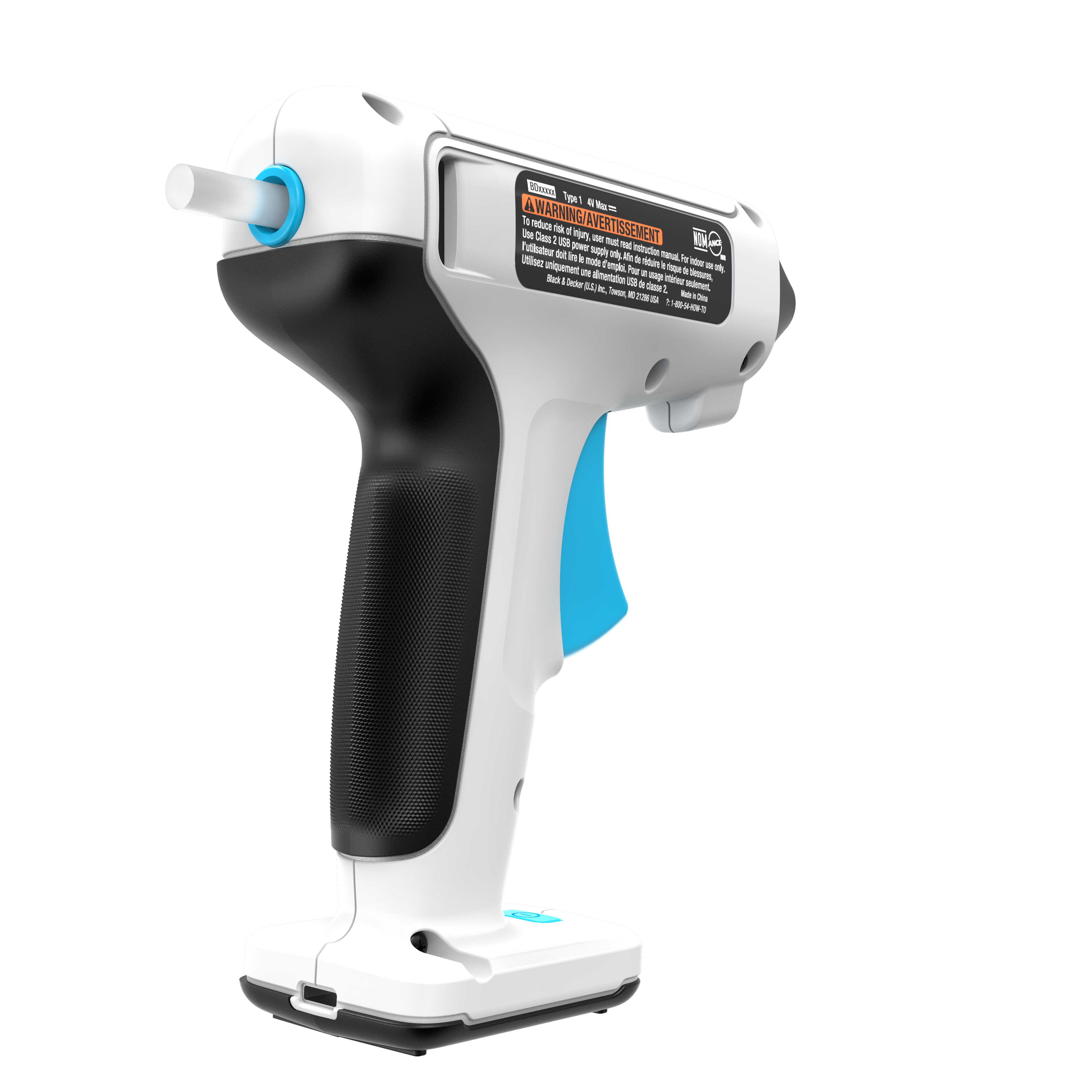 4V MAX* Cordless Glue Gun, USB Rechargeable