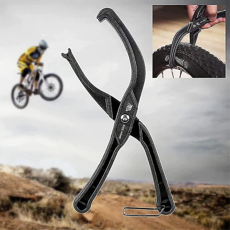 Bike Tire Lever， Bike Tire Pick Tool Nylon Mountain Bike Tire Clamp Tire Repair Pliers The Black