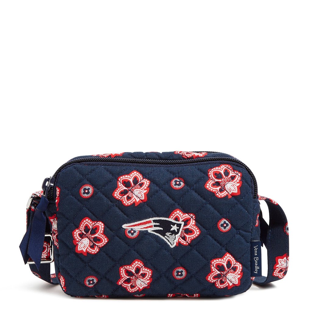 Vera Bradley  NFL RFID Small Stadium Crossbody Bag in New England Patriots Bandana