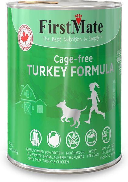 Firstmate Turkey Formula Limited Ingredient Grain-Free Canned Dog Food