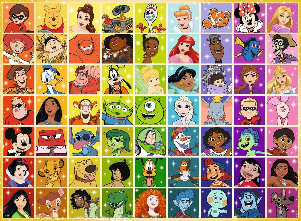 Disney Color Palette (100 Piece Puzzle)