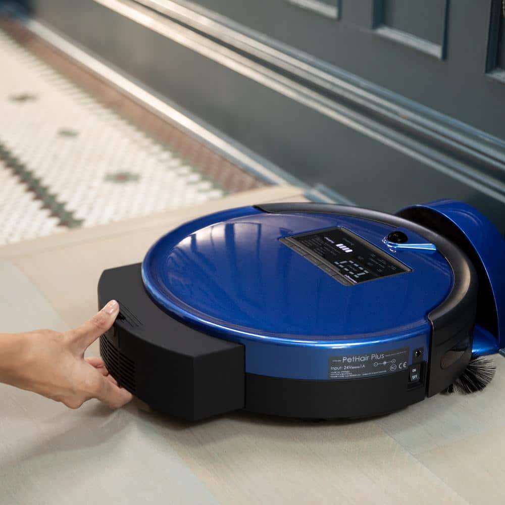 bObsweep PetHair Plus Robotic Vacuum Cleaner and Mop Cobalt