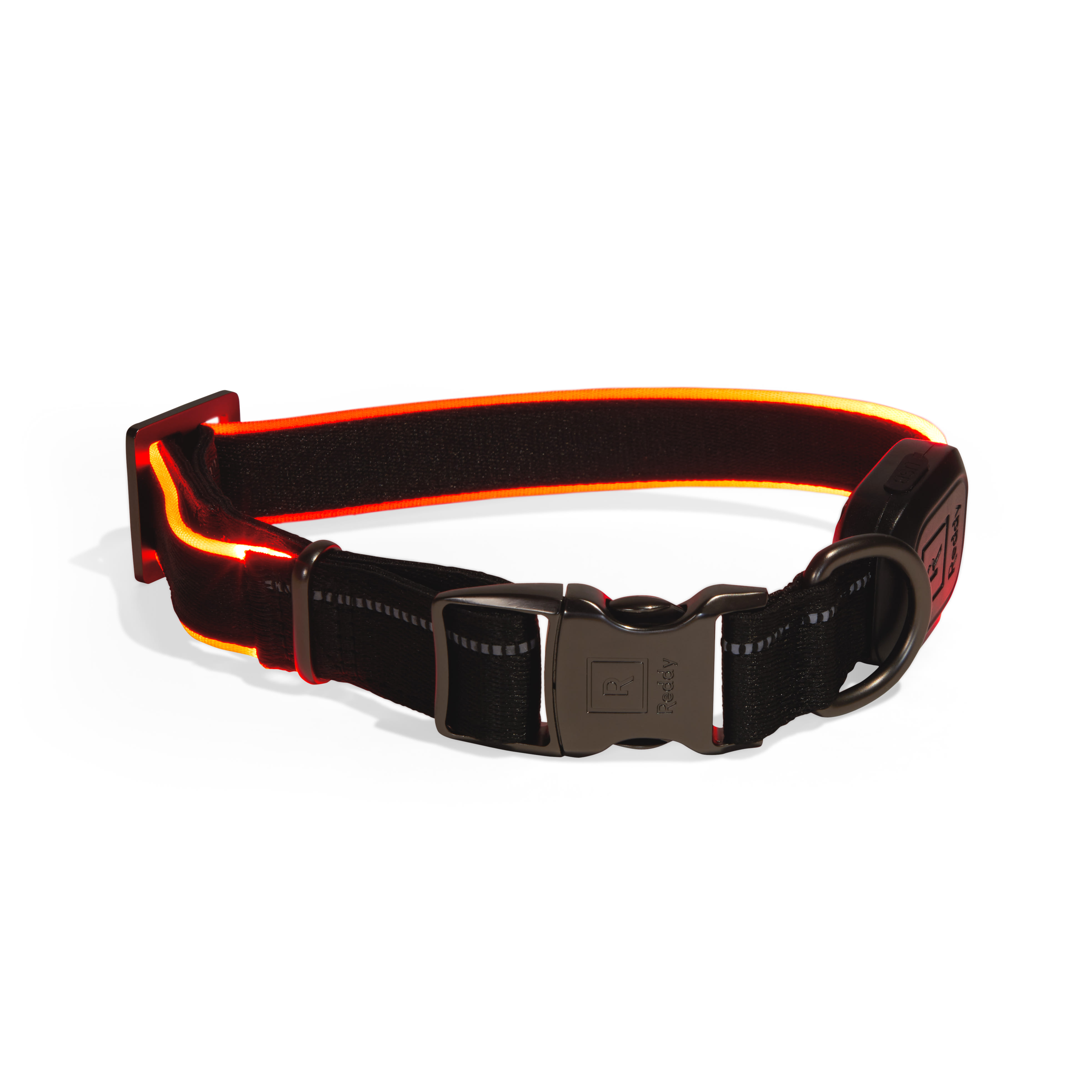 Reddy Red LED Dog Collar， Small