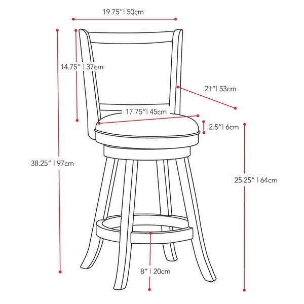 Copper Grove Vrlika White Counter Barstools with Leatherette Seats (Set of 2)