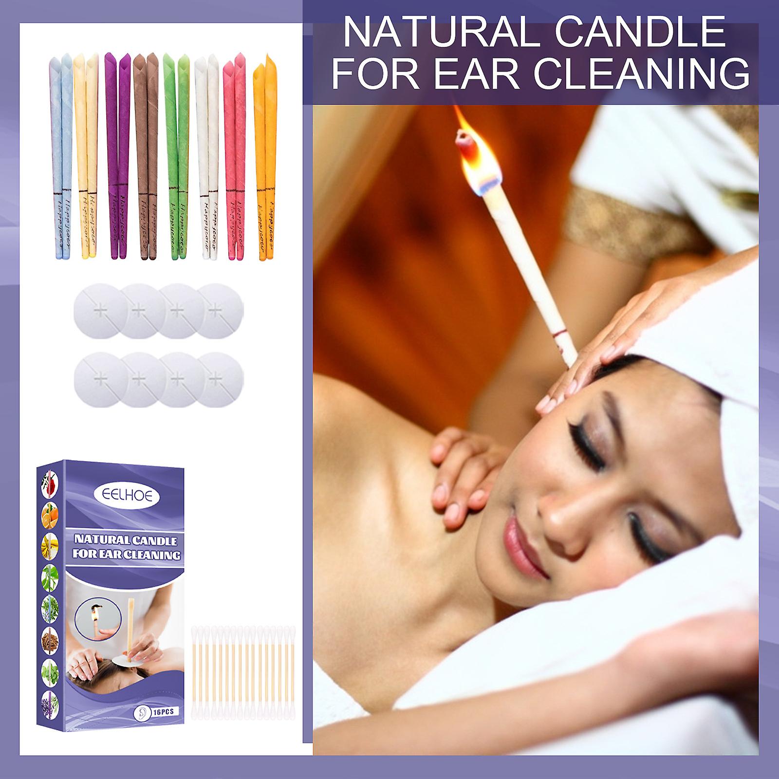 Scented Ear Candles Relieve Stress Tinnitus Relax Relax Ear Clean With Plugged Multi-colored Ear Candle Set