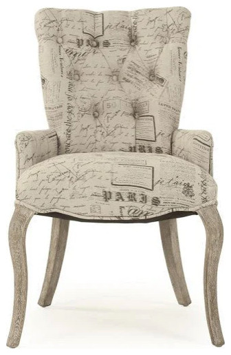 Chiara Tufted Side Chair   Farmhouse   Dining Chairs   by Rustic Home Furniture Deco  Houzz