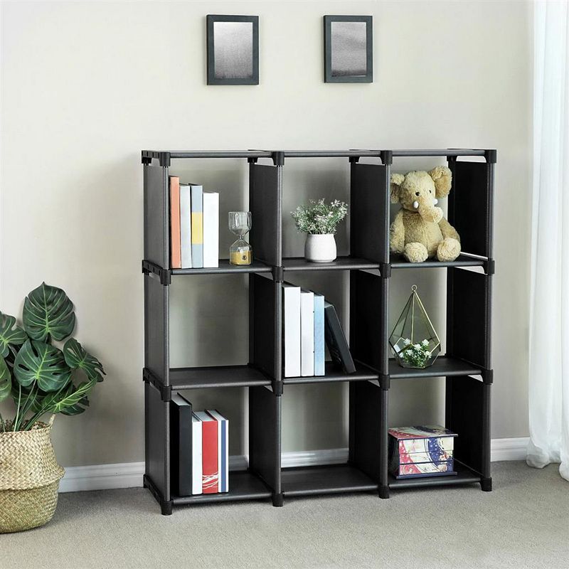 9 Cube Diy Storage Shelves Open Bookshelf Closet Organizer Rack Cabinet