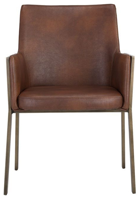 Sunpan Ikon Bernadette Dining Armchair   Transitional   Dining Chairs   by Unlimited Furniture Group  Houzz