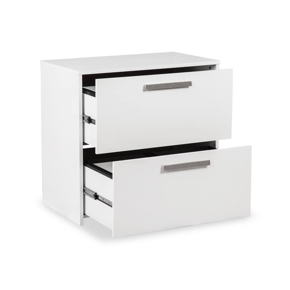 Alaska White Lateral File Cabinet AK4500LFWW