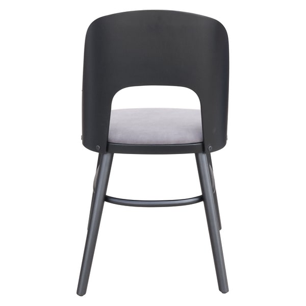 Colorado Dining Chair (Set of 2) Gray and Black - 54 x 84