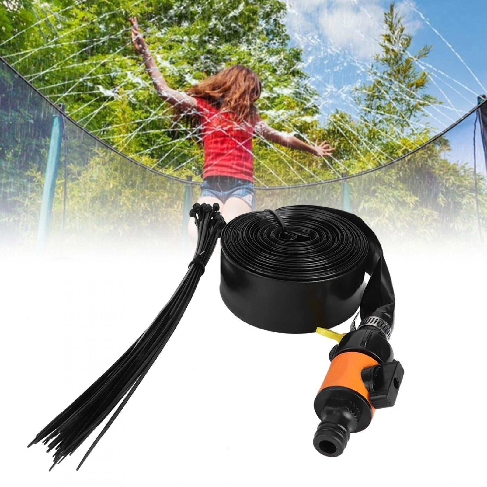 Trampoline Sprinkler， PVC Outdoor Water Sprinkler， Garden Watering Kids Patio For Children 15m