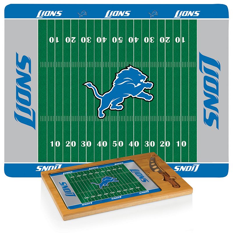 Picnic Time Detroit Lions Cutting Board Serving Tray