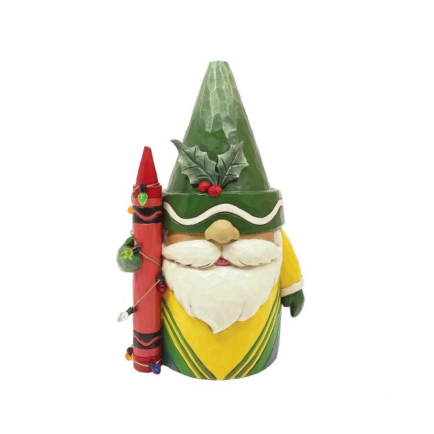 Jim Shore Wrapped In Color One Figurine 7 Inches Crayola Gnome 6011239 Resin Multicolored