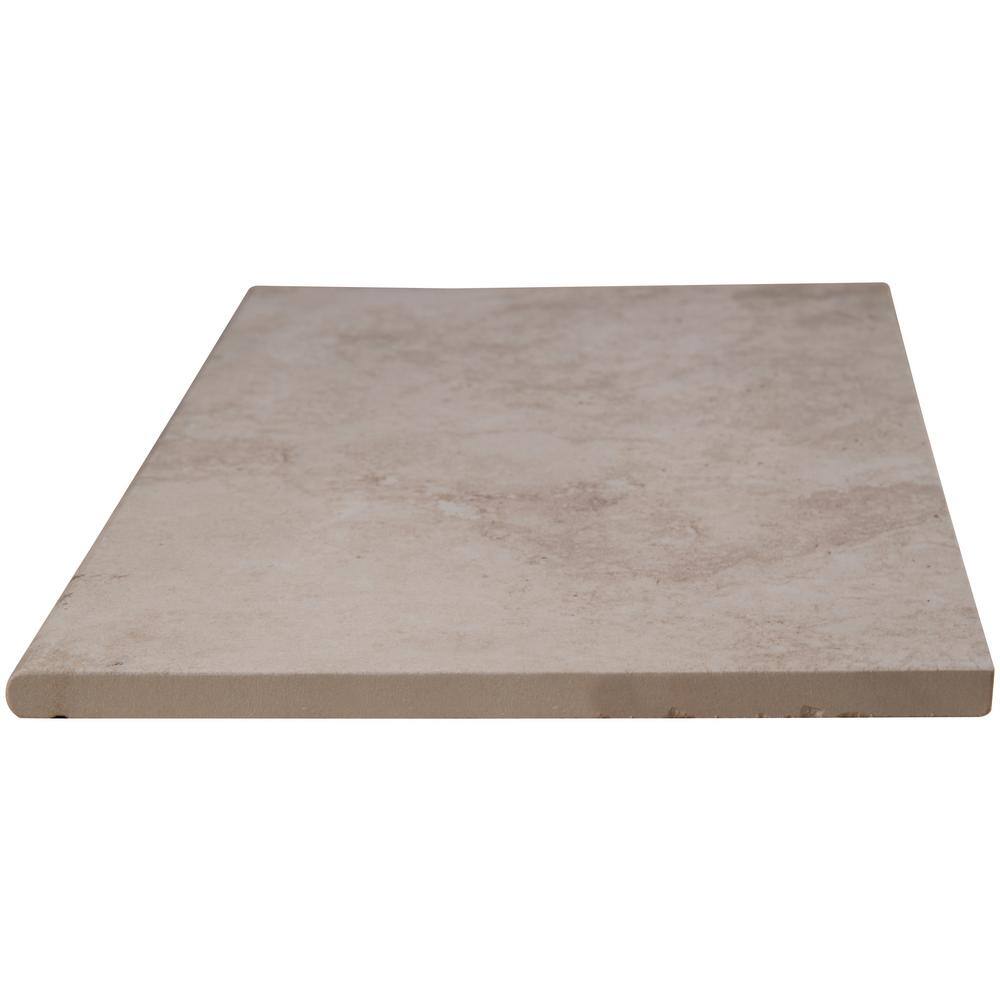 MSI Isabela Beige 13 in. x 24 in. Glazed Porcelain Pool Coping (4.33 sq. ft.case) NTIEBEI1324