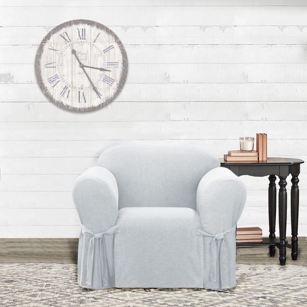 Farmhouse Basketweave Chair Slipcover Sure Fit