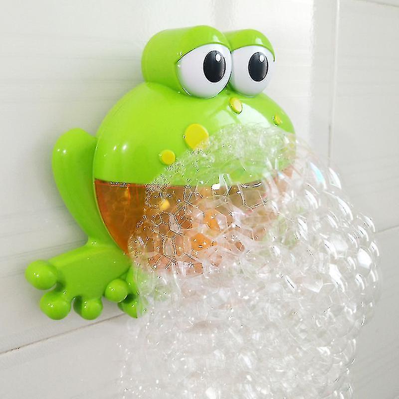 Baby Bath Bubble Toys Set Automatic Frog Bubble Maker Kids Bath Bubble Machine Fun Bath Toys