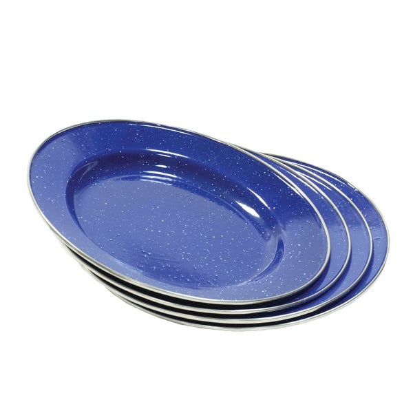 24-piece Enamel Camping Tableware Set -  - 37530989