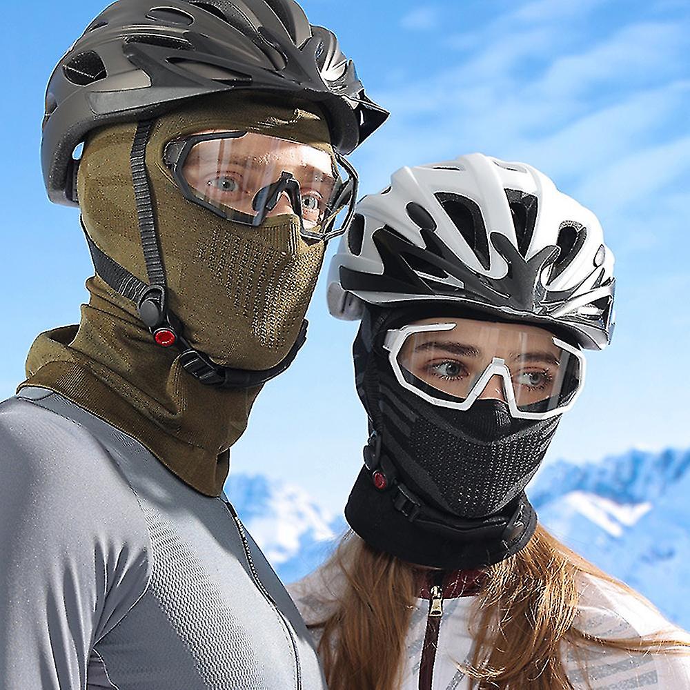 Winter Windproof Mask Anti -coldmagnetic Adsorption Waterproof Riding Warm Ski Mask