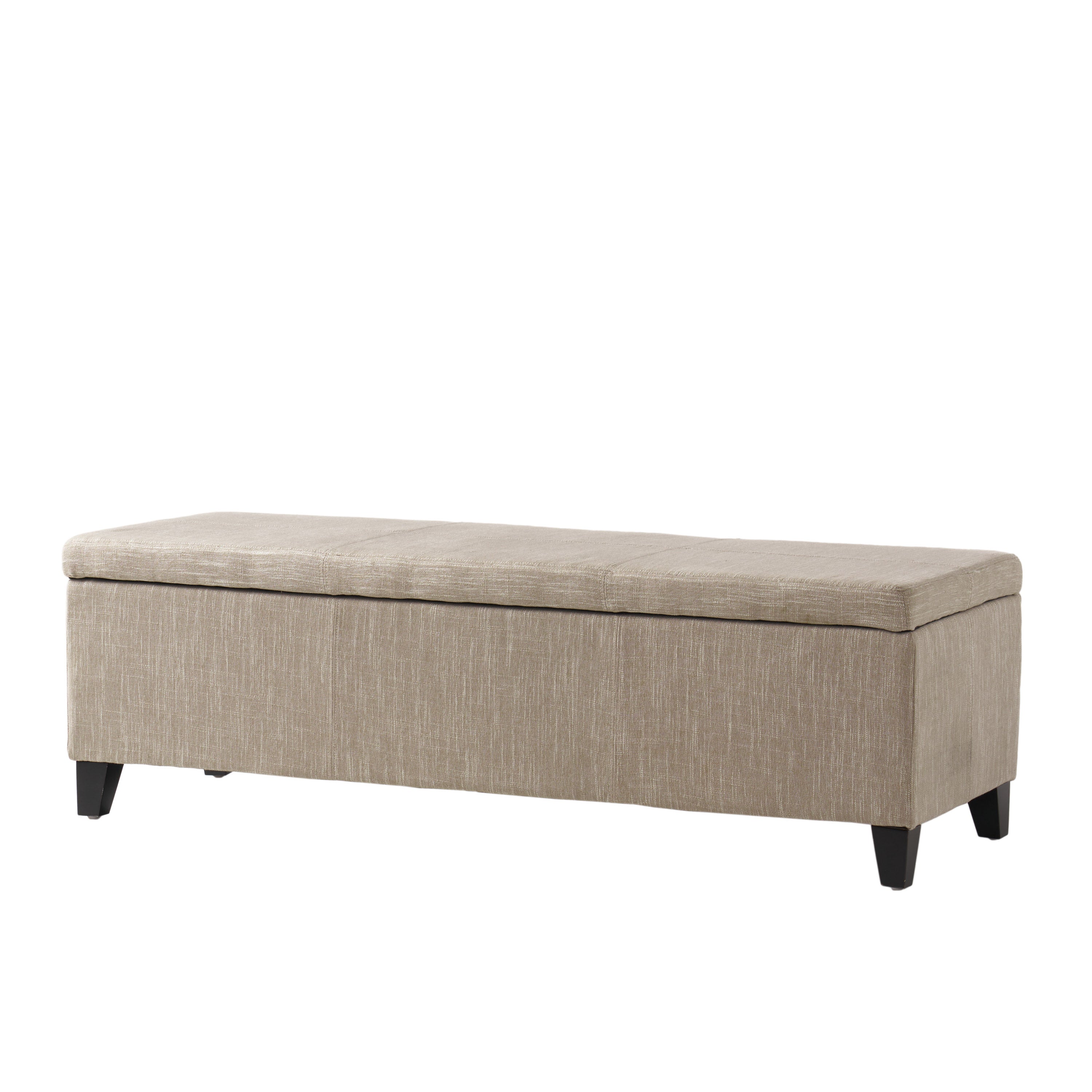 Rupert Upholstered Storage Ottoman Bench