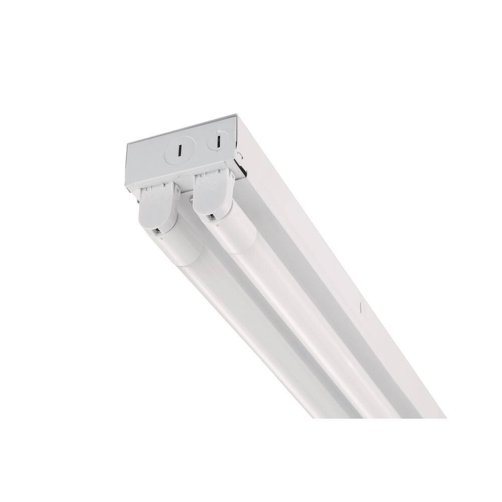 EnviroLite 8 ft. 56-Watt T8 LED Tube White Strip Light Fixture 5000K 7200 Lumens ST804T81850