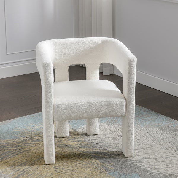 Contemporary Designed Fabric Upholstered Accent Chair Dining Chair