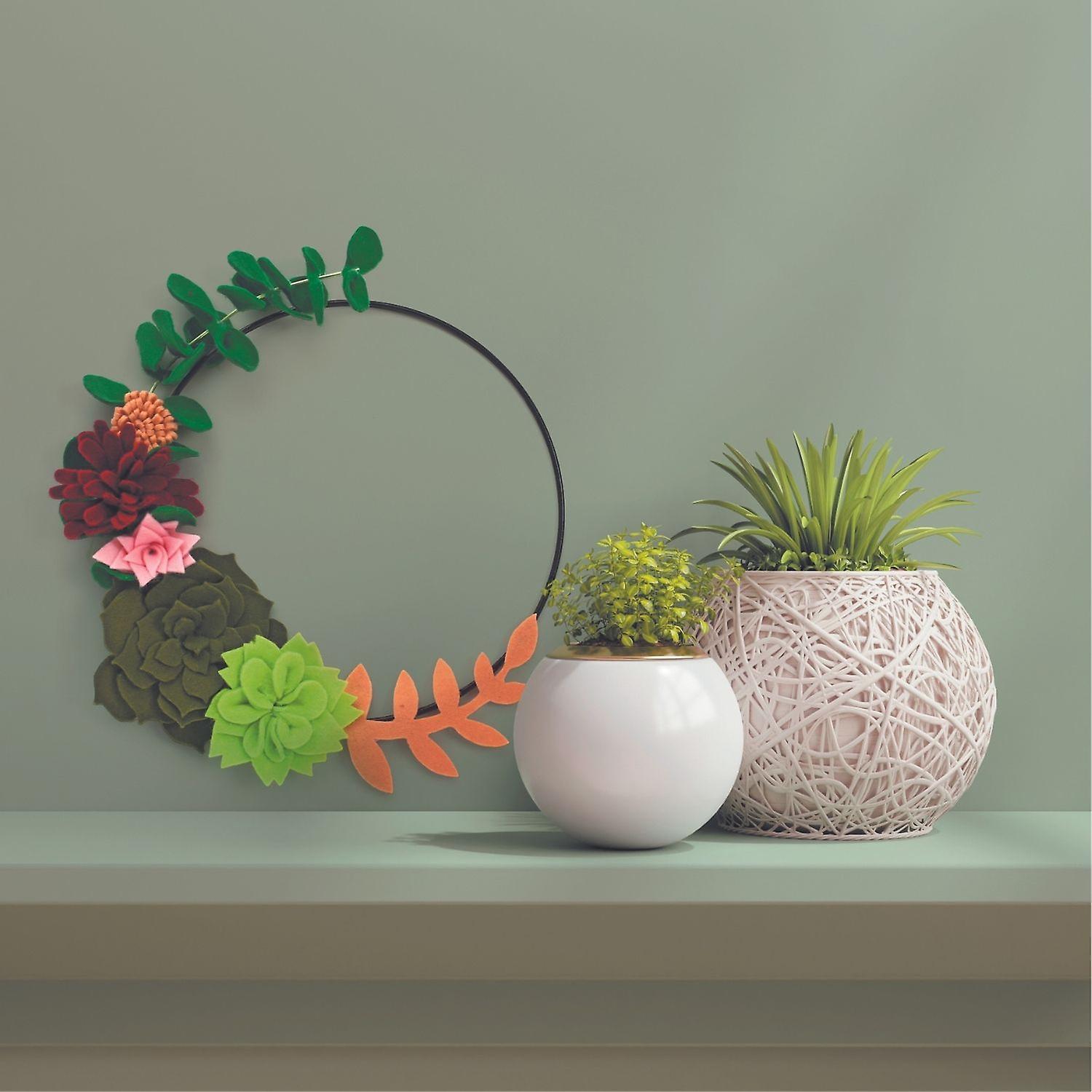 Gift set Succulent wreath