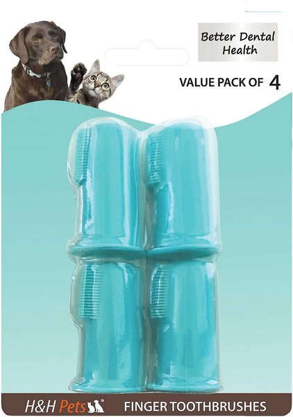 HandH Pets Finger Dog and Cat Toothbrush