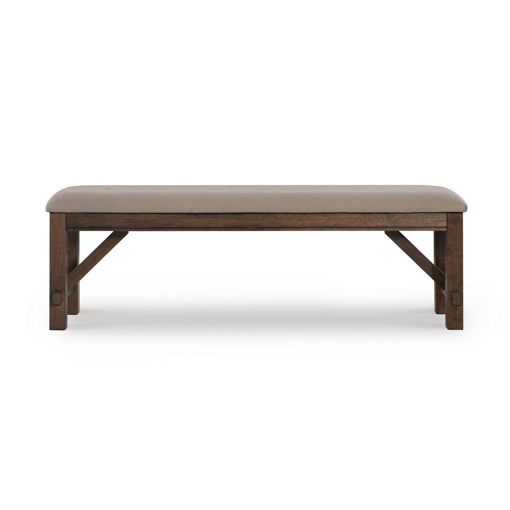 Powell Company Powell Krause Rustic Umber Dining Bench HD1429DB19