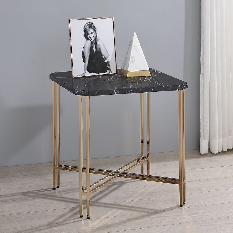 Steve Silver Co. Daxton Faux-Marble Square End Table